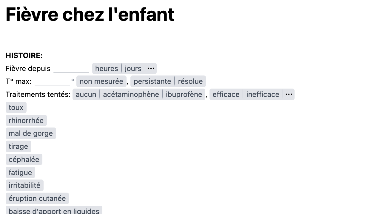 Fièvre chez l'enfant